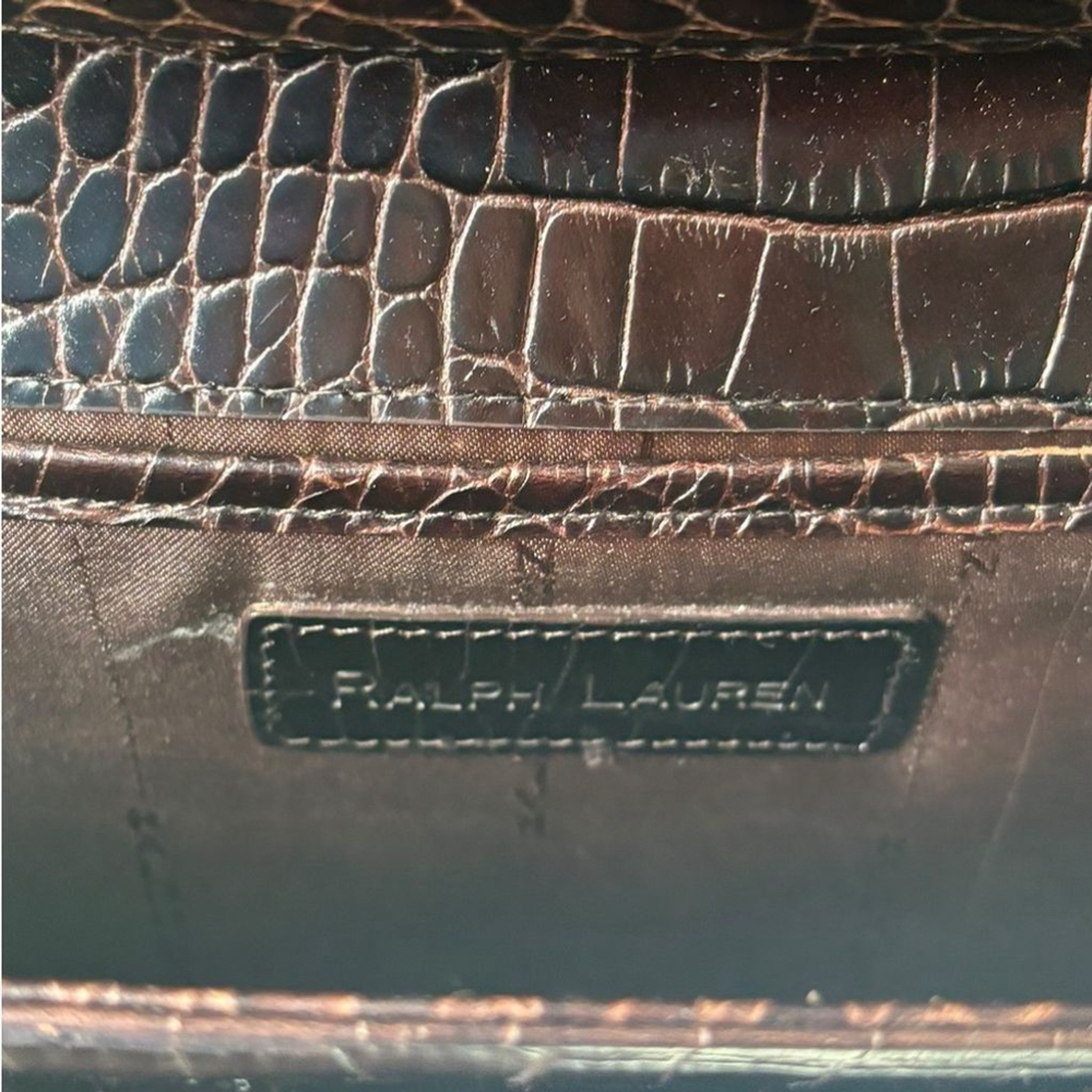 Ralph Lauren Polo Vintage Embossed Crossbody bag with interchangeable strap - Picture 5 of 9